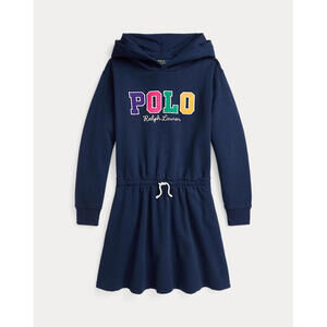 Polo Corduroy-Logo Fleece Hoodie Dress
